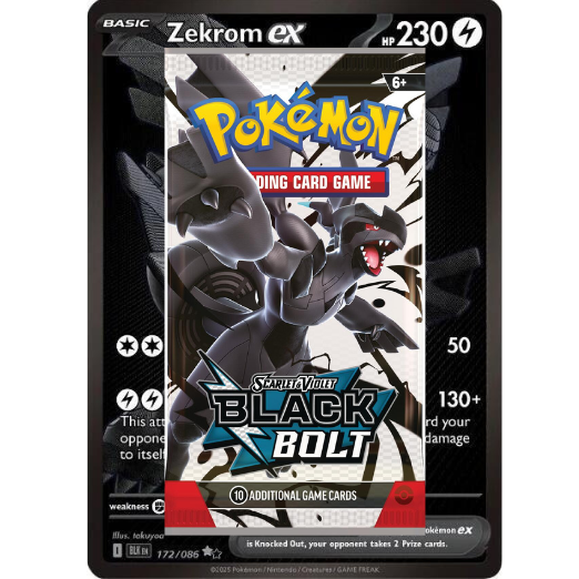 Black Bolt Booster pack - Engelsk